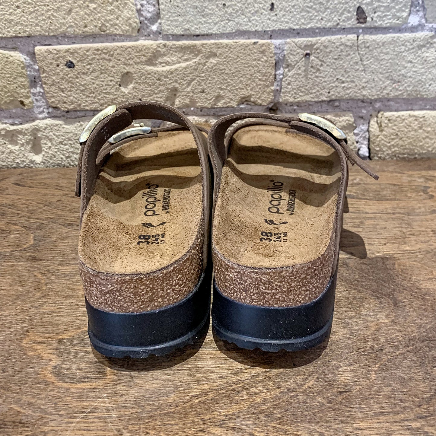 Birkenstock Arizona Dark Tea Flex Platform - shoostore