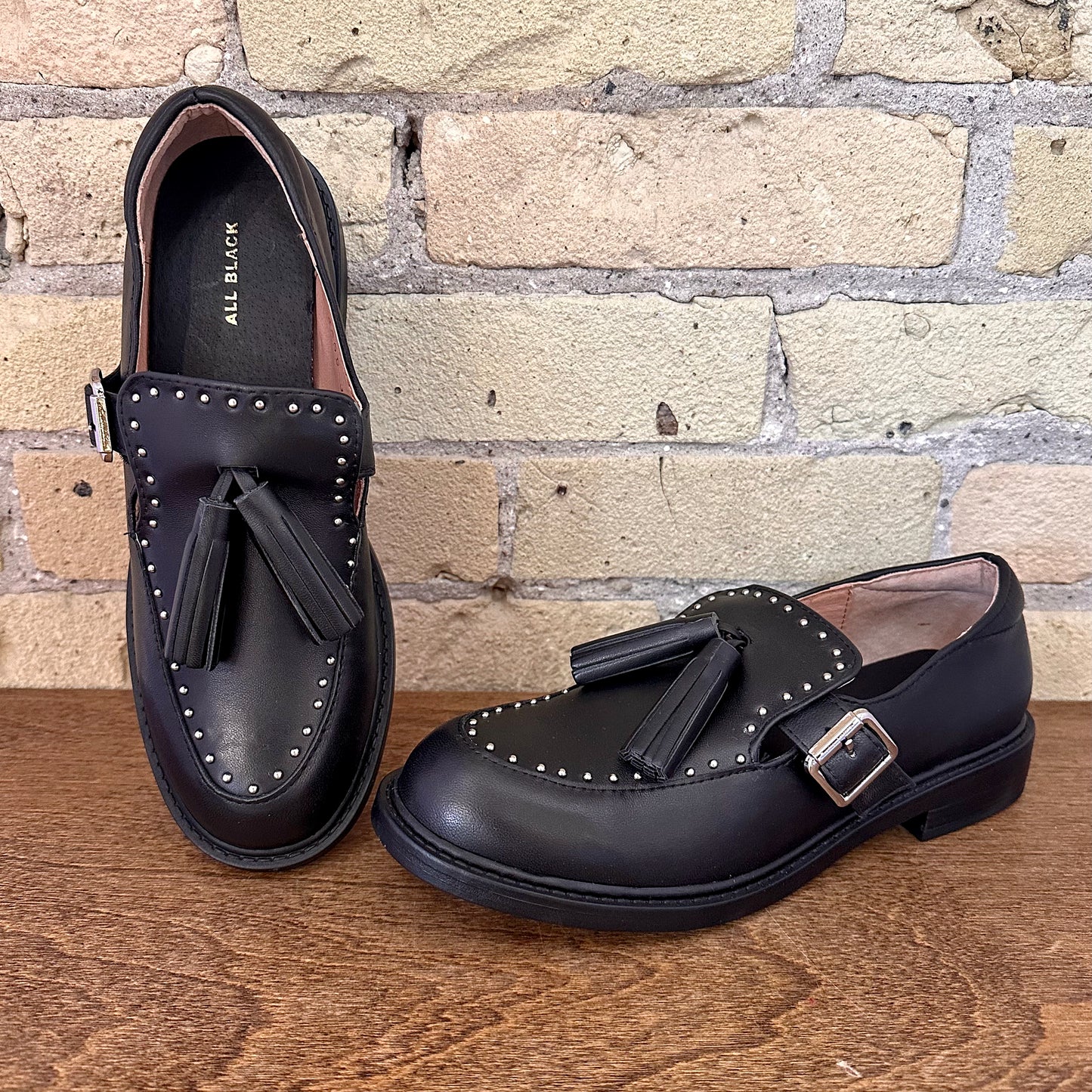 All Black Big Tassel 25