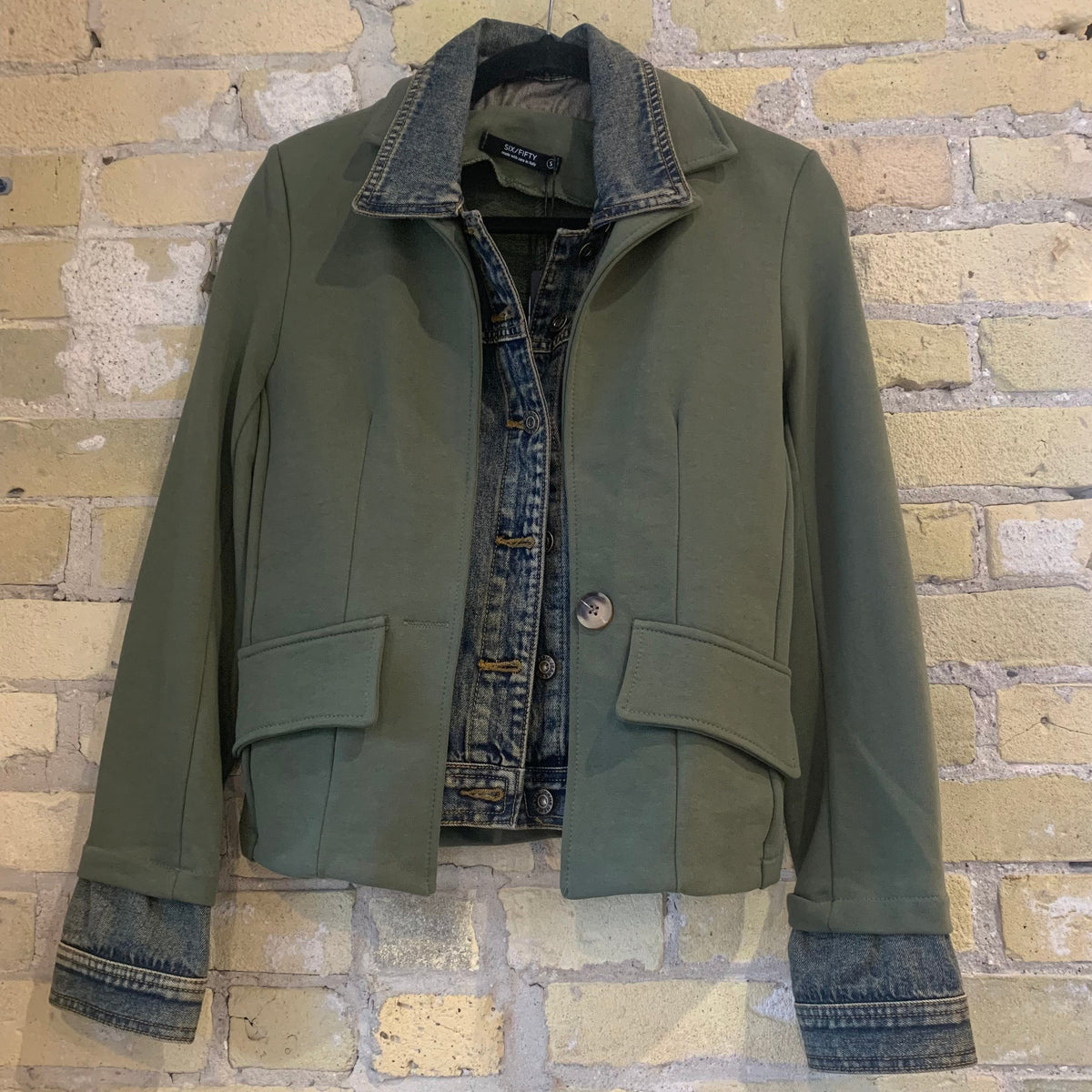 Six Fifty Clarissa Blazer Oilve - shoostore