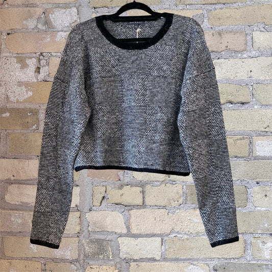 Grade & Gather Plaid Knit Sweater