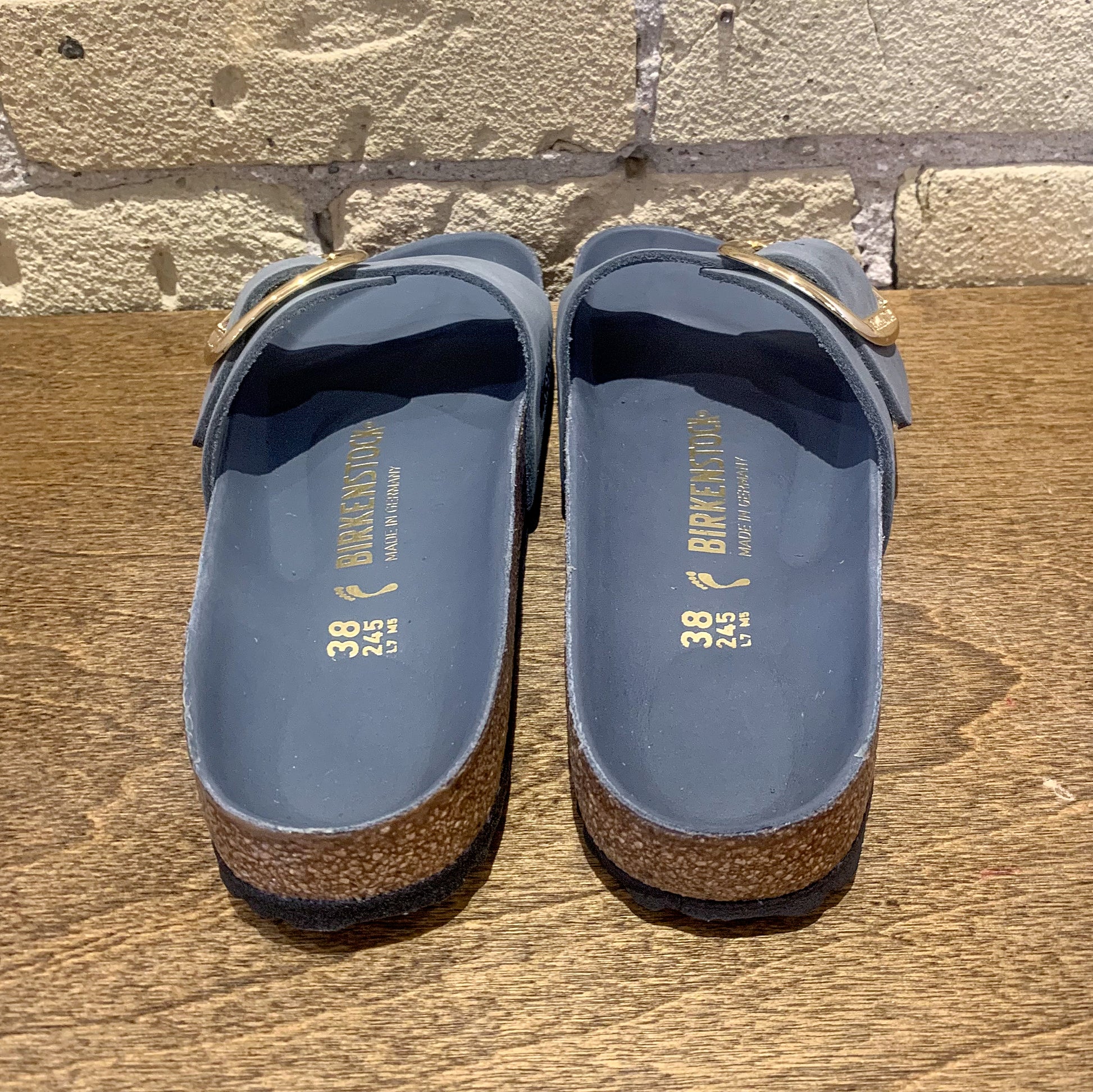 Madrid Big Buckle Basalt Grey - shoostore