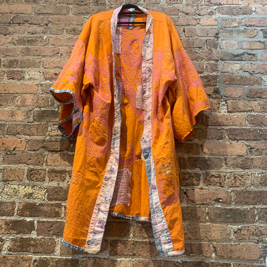 Magnolia Pearl Dharma Dragon Embroidered Kimono