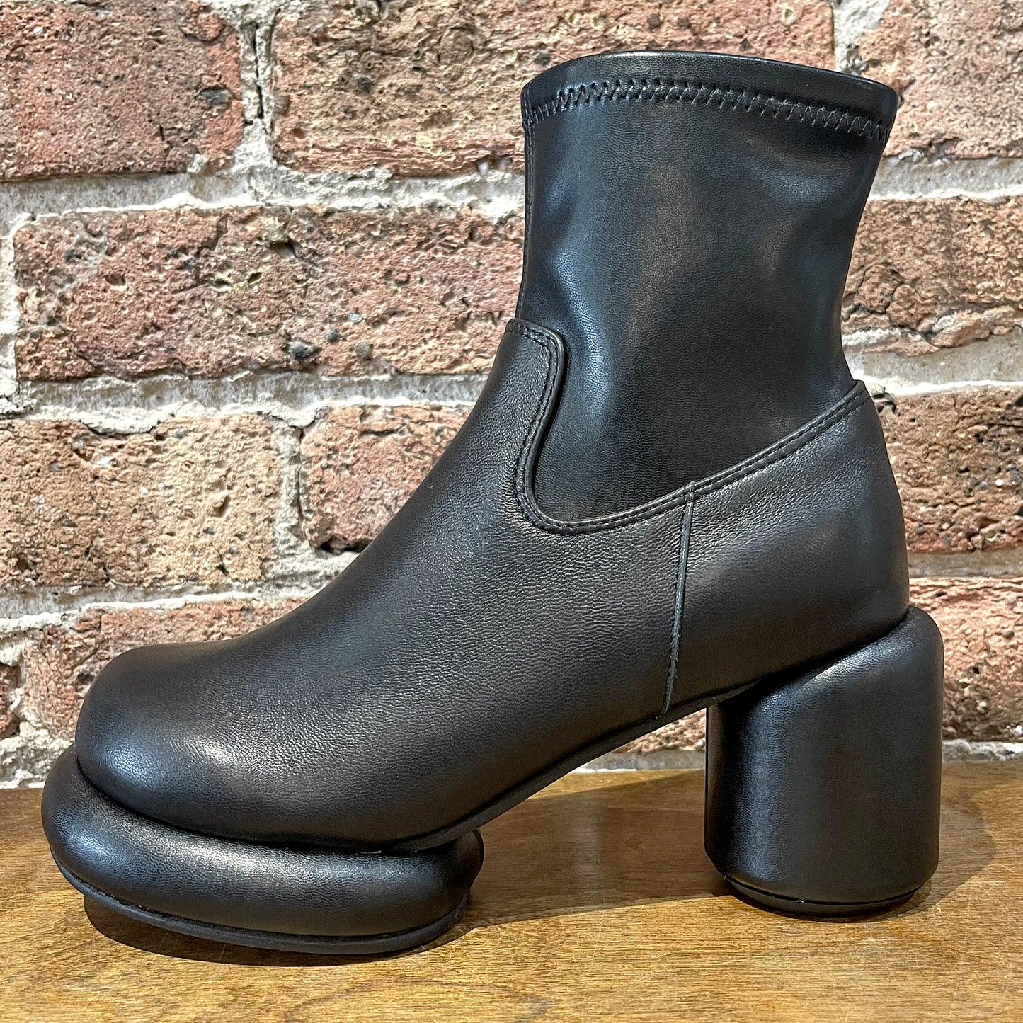 All Black Mod Kid Bootie