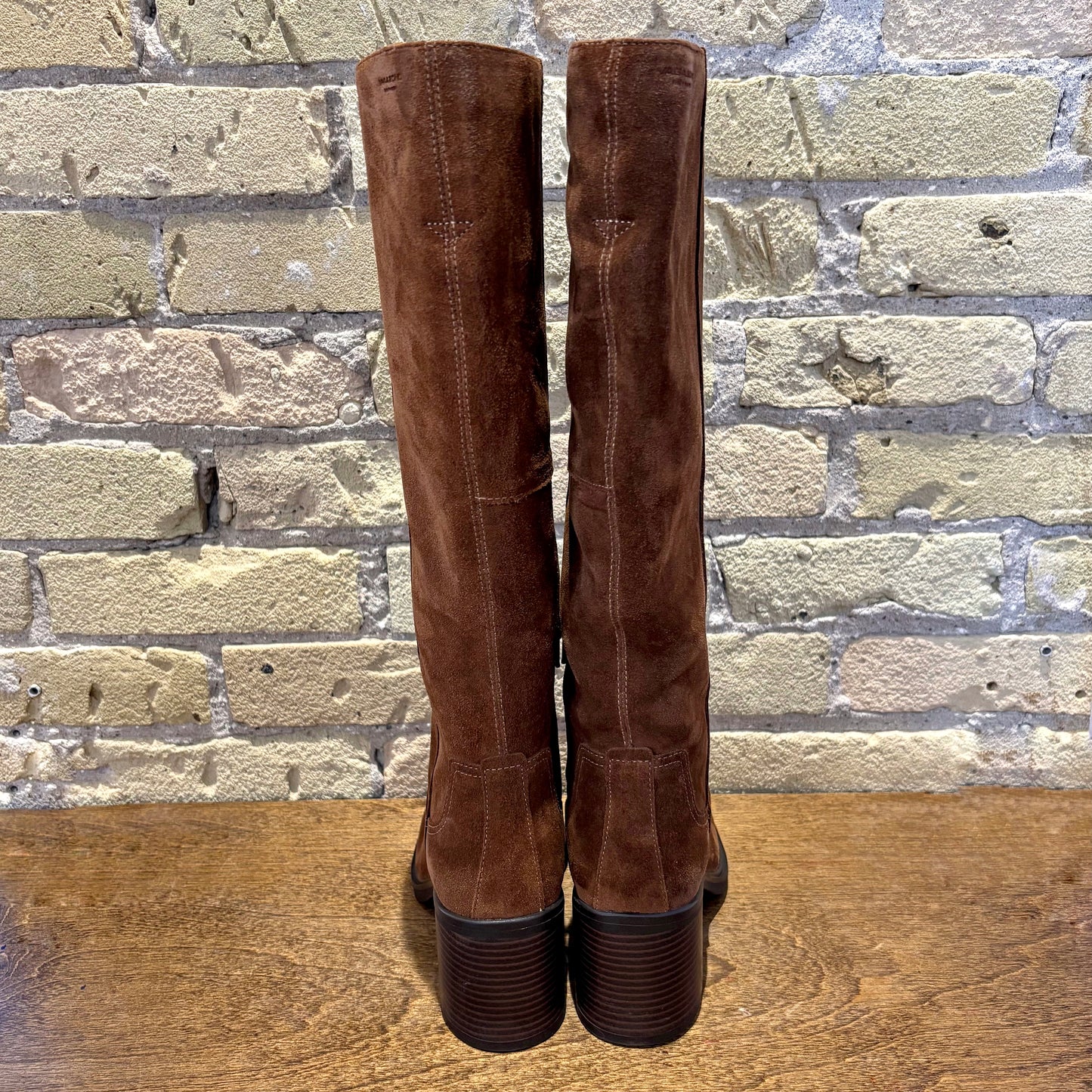 Vagabond Meryl Tall Shaft Boot Brown Suede