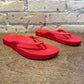 Archies Chili Red - Arch Support Flip Flops - shoostore