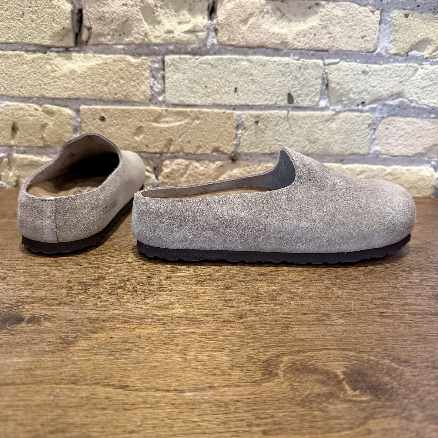Birkenstock Amsterdam Taupe Suede