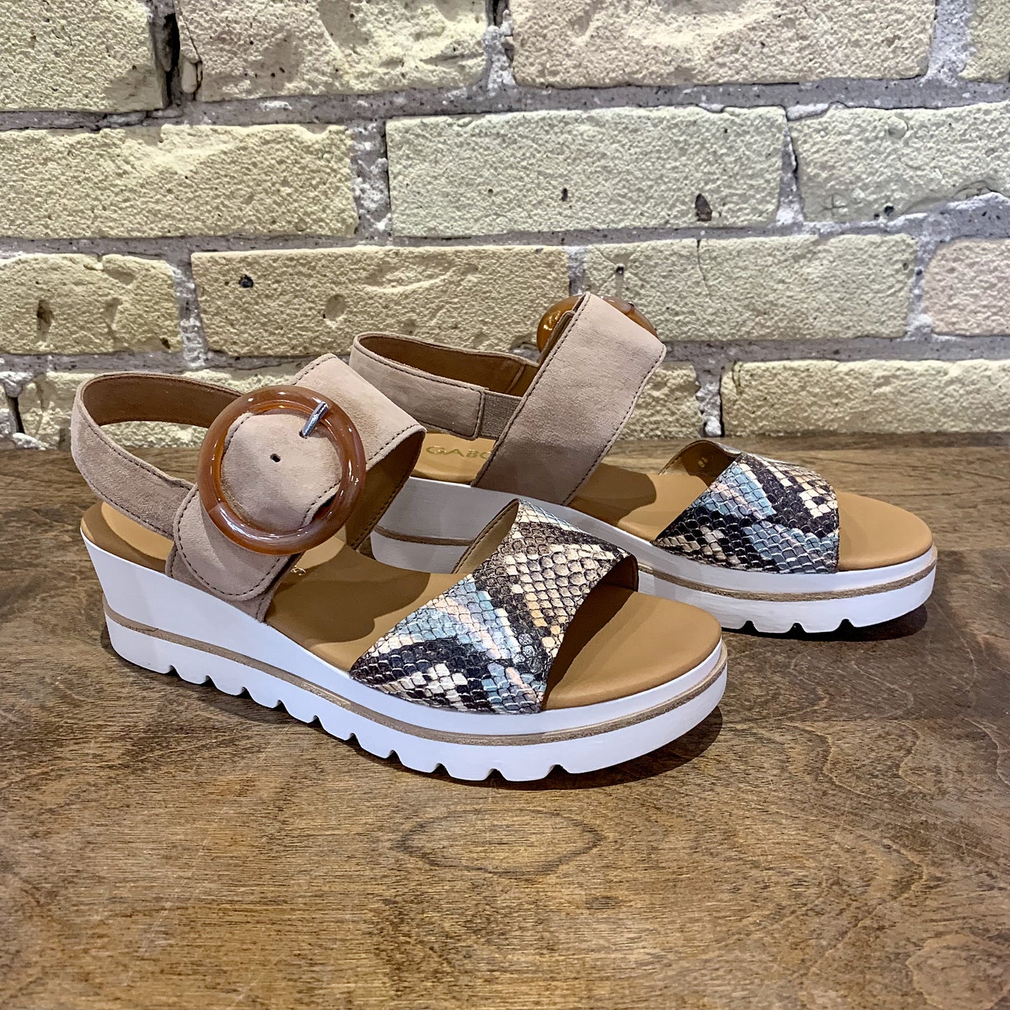 Gabor 84.645.36 Strap Wedge Sandal