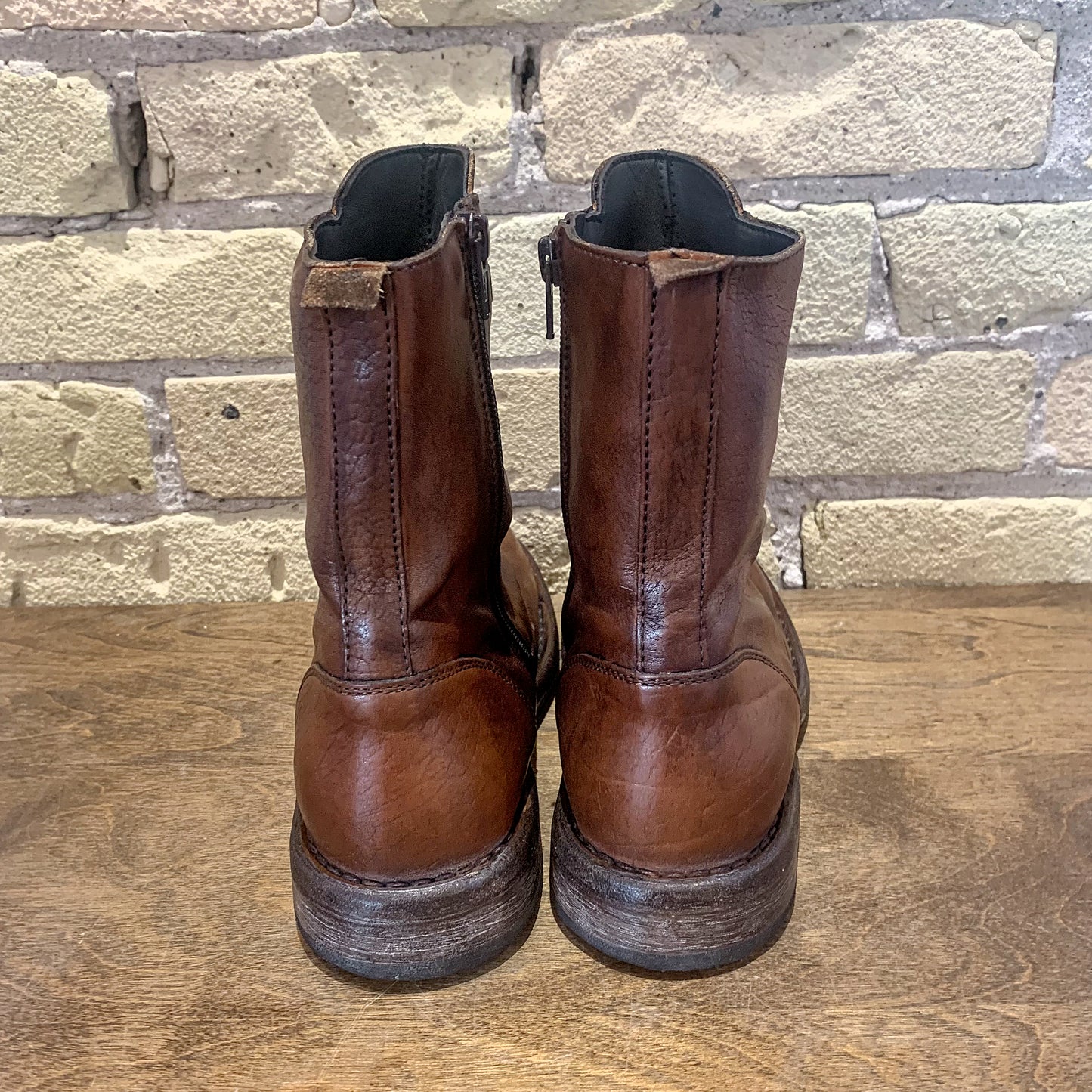 MOMA Male Laceless Boot Cuoio