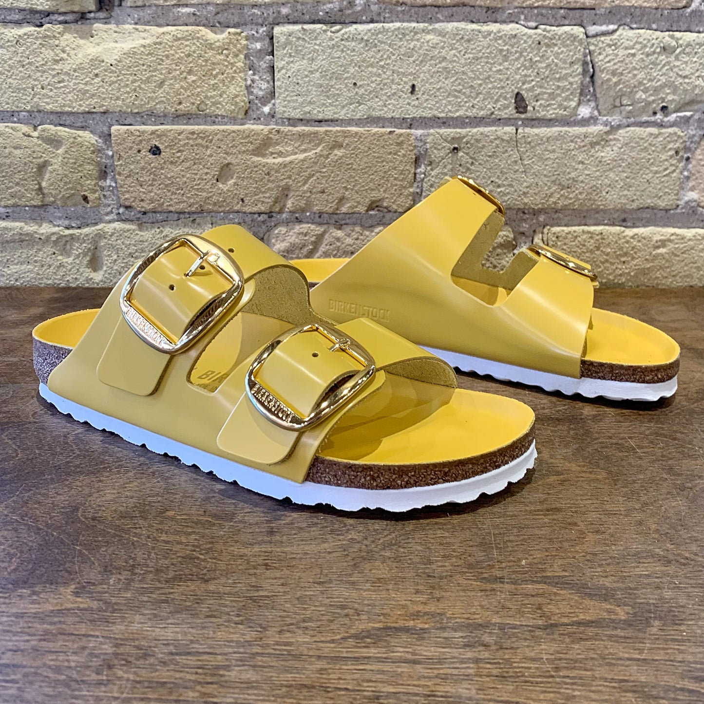 Birkenstock Big Buckle Lena Hi Shine Ochre