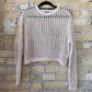 Z Supply Felix Cropped Crochet Sweater