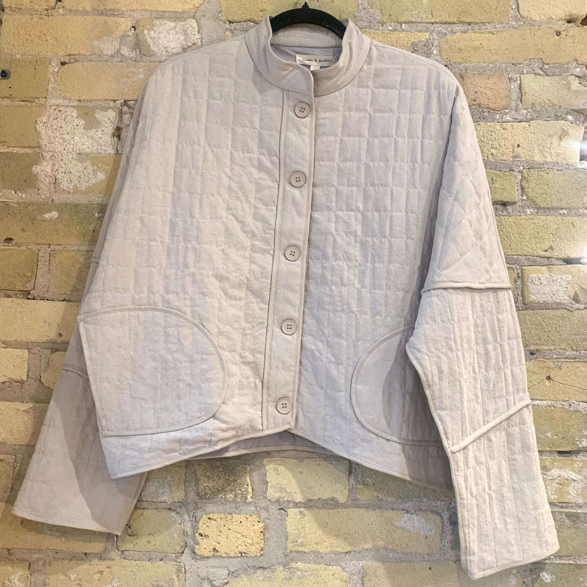 Grade & Gather Quilted Cropped Jacket