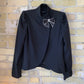 Fate Black Jacket With Beaded Bow
