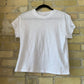 Modern Slub Tee In White