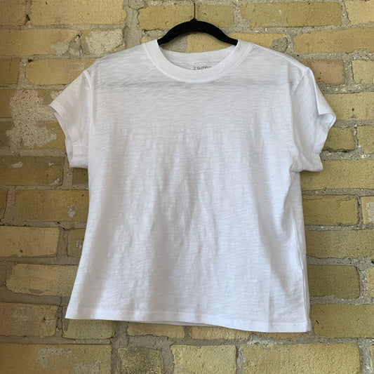 Modern Slub Tee In White