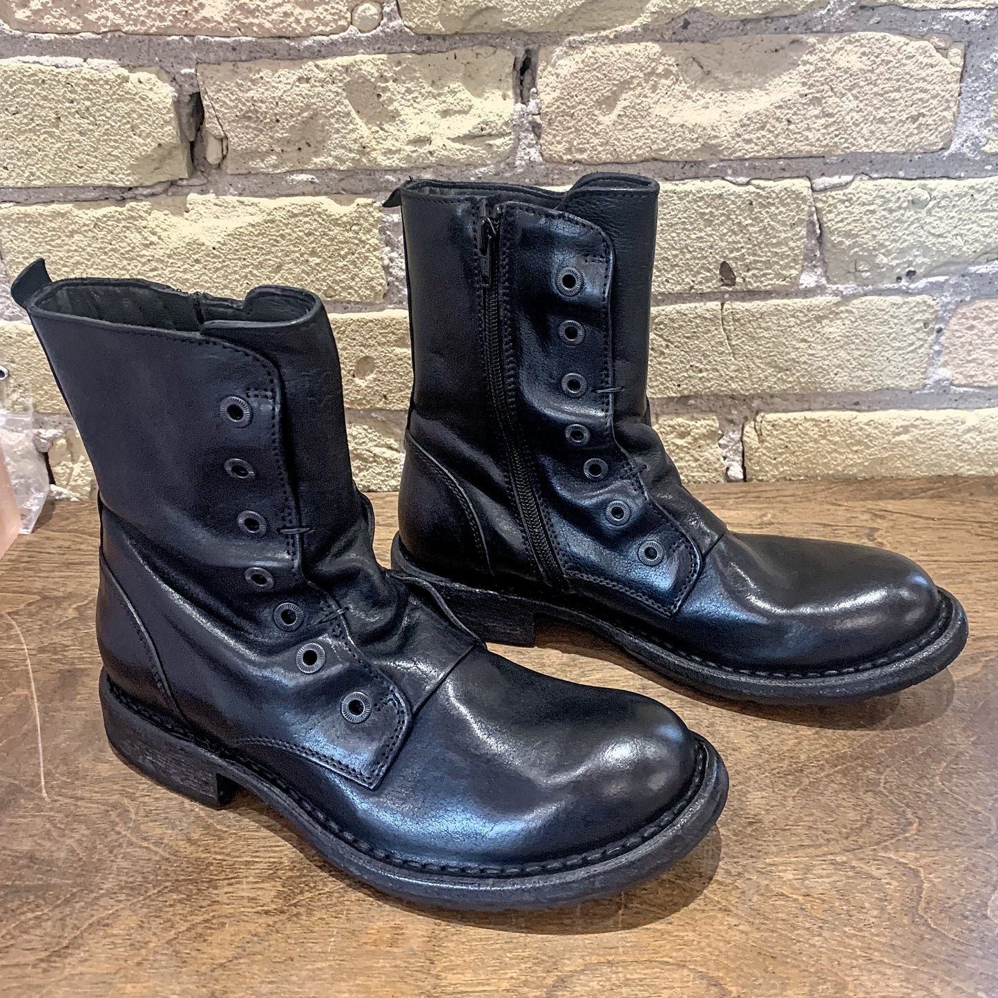 MOMA Male Laceless Boot Nero