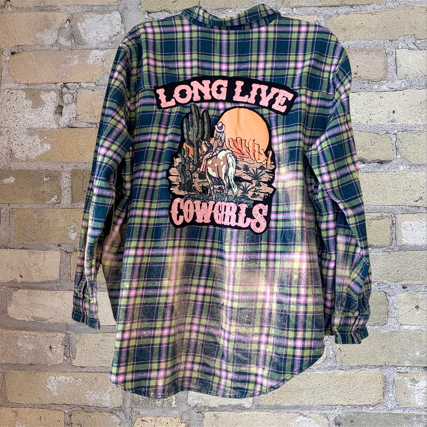 Gearhead Flannel-Long Live Cowgirls