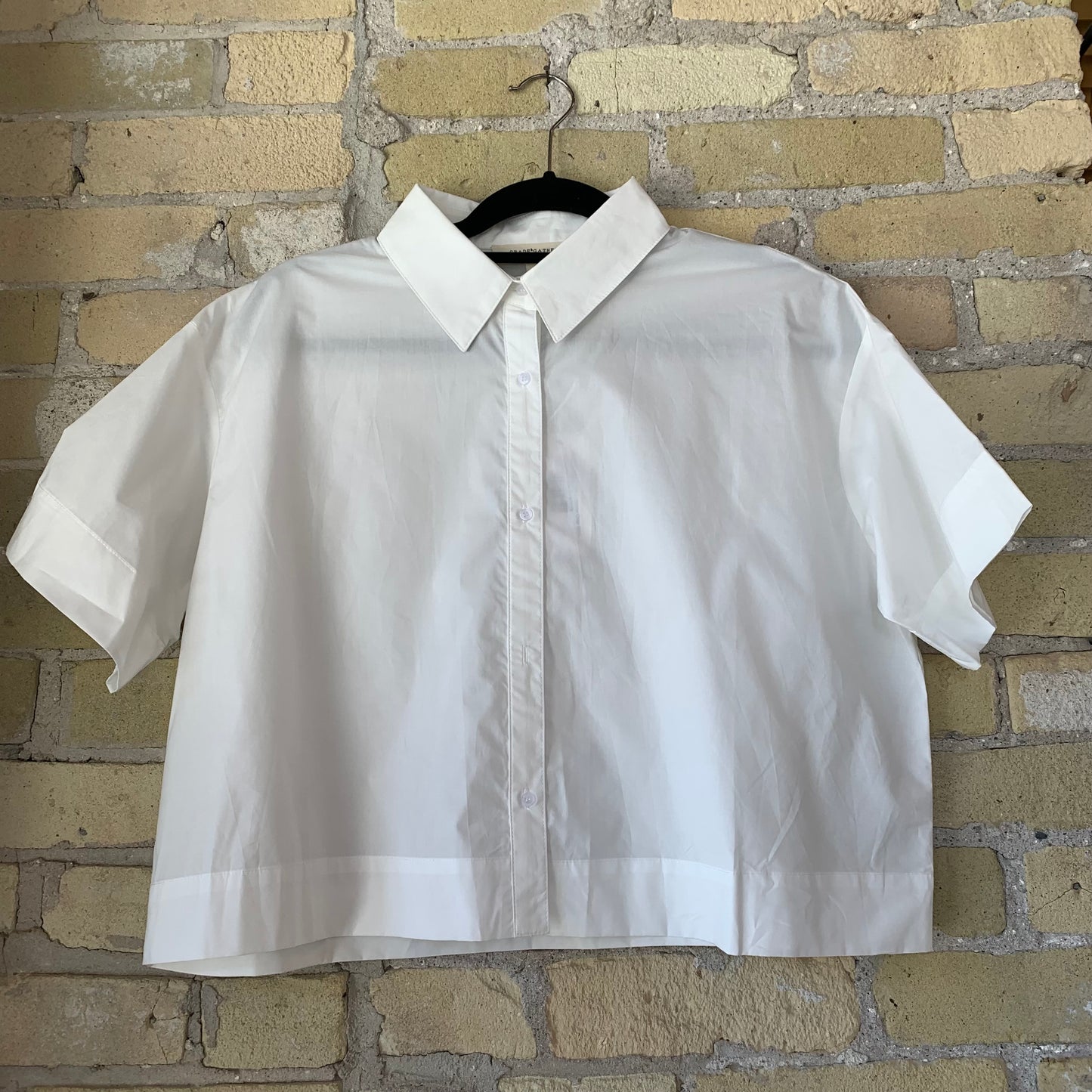 Grade & Gather Short Sleeve Crop Shirt
