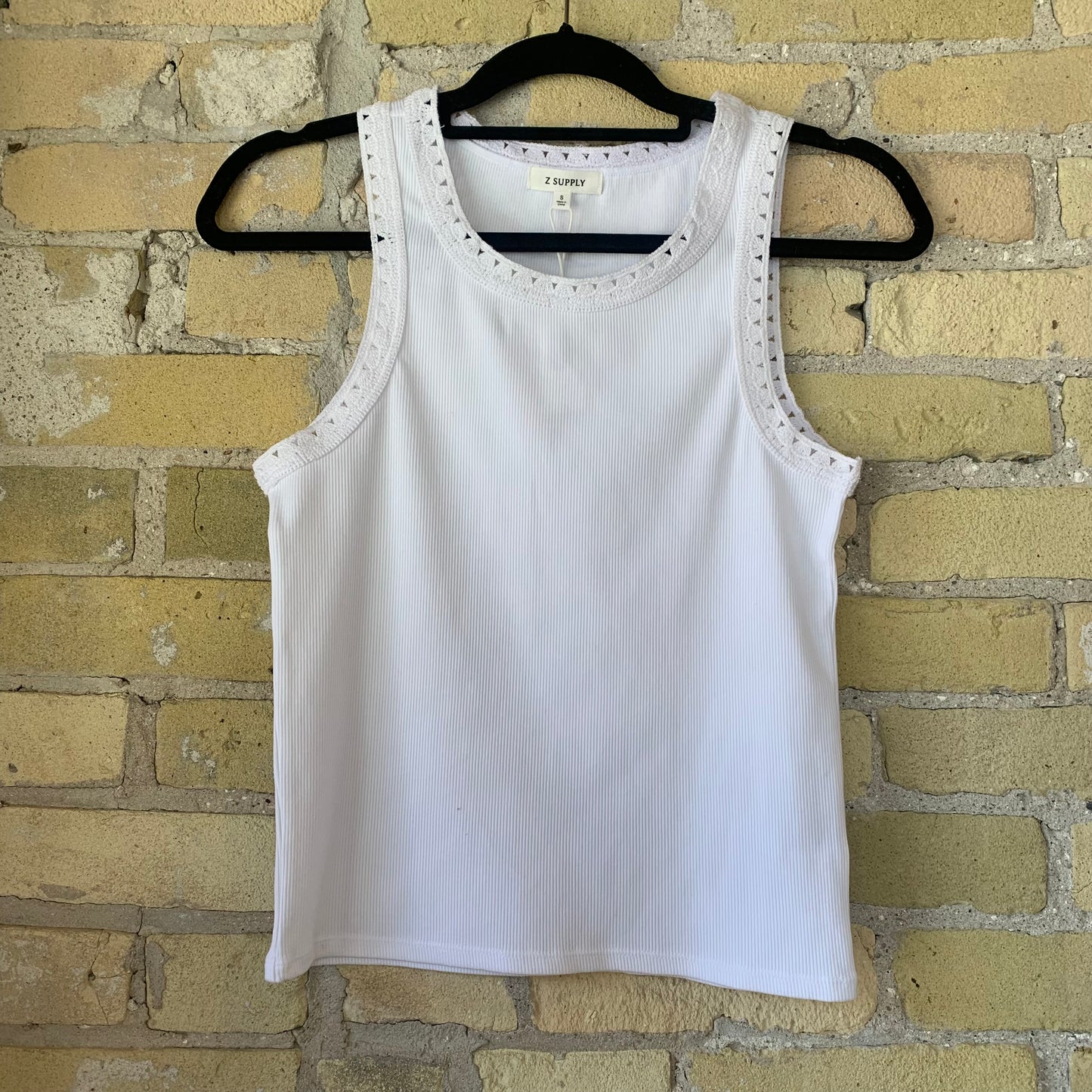 Z Supply Clarke Rib Tank White
