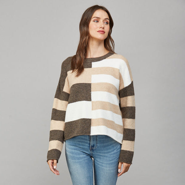 Fate Block Stripe Sweater