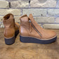 Silent D Nene Tan Leather Chocolate Sole