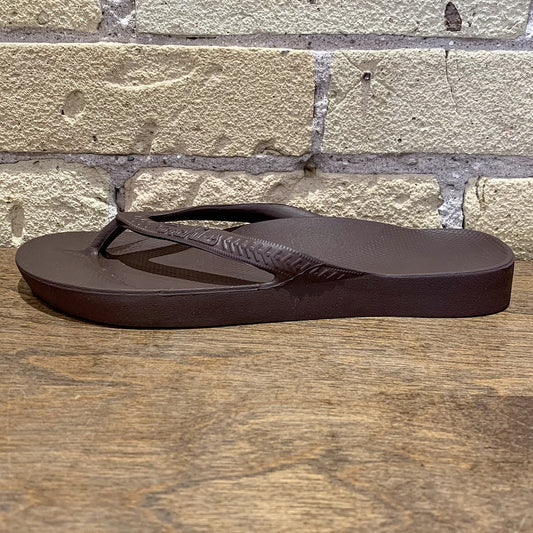 Archies Brown - Arch Support Flip Flops - shoostore
