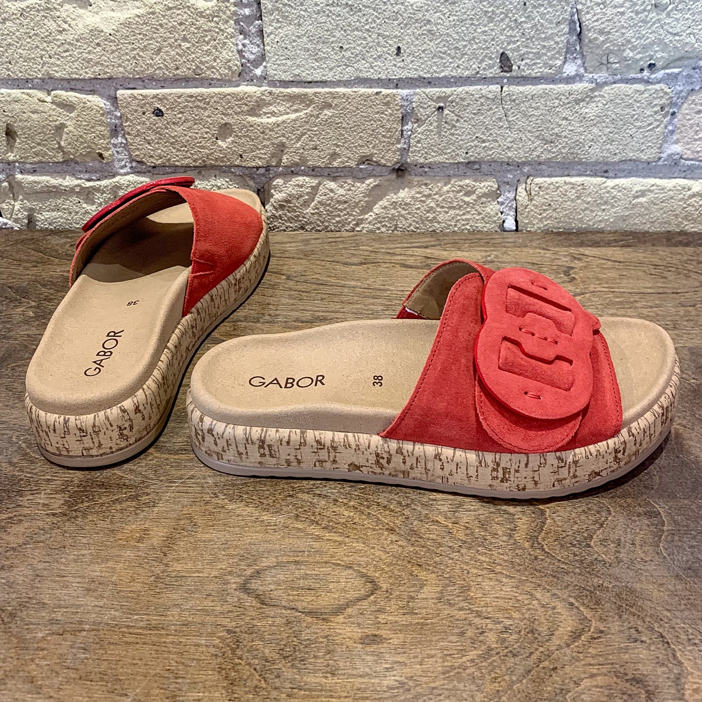 Gabor 83.760.15 Slide Sandal Chilli - shoostore