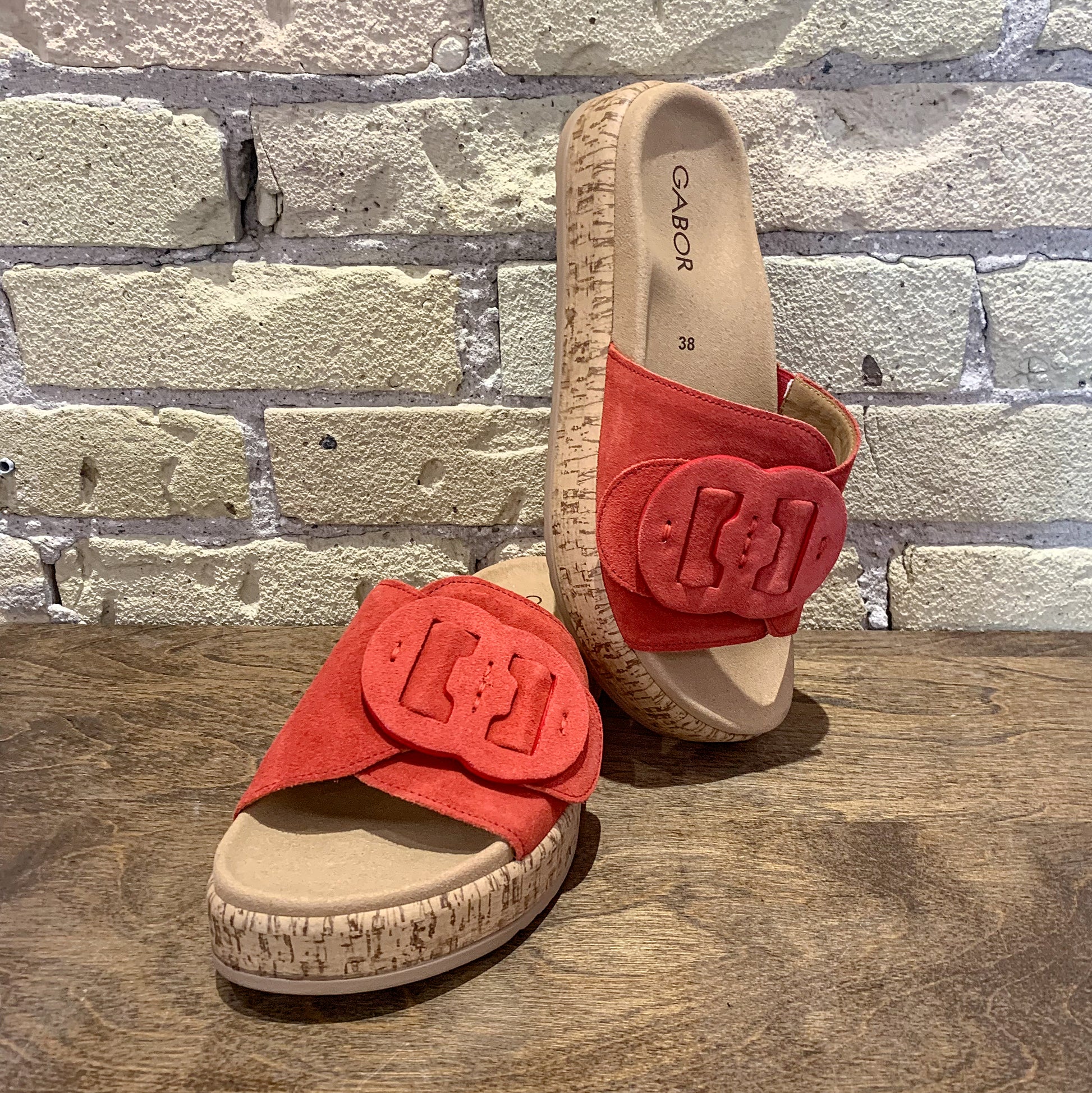 Gabor 83.760.15 Slide Sandal Chilli - shoostore