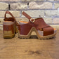 Roam'n™ Rise Heel Sandal Iced Tea/Gum - shoostore