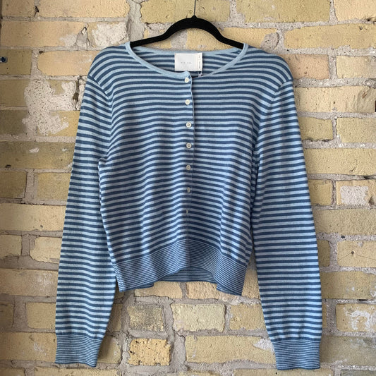 The Montana Cardigan Blue/Navy