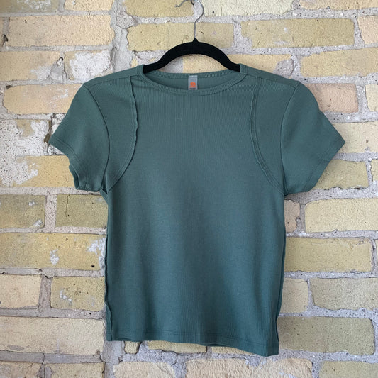Mono B Ridge Raglan Ribbed Baby Tee