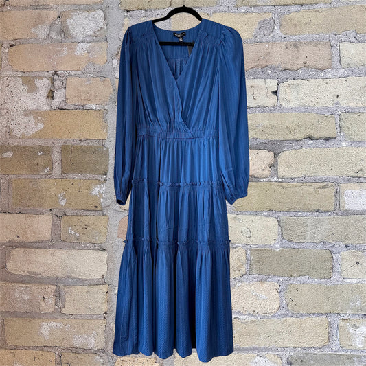 Current Air French Blue V-neck Dress