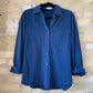 Z Supply Reese Jersey Denim Button Up Indigo - shoostore