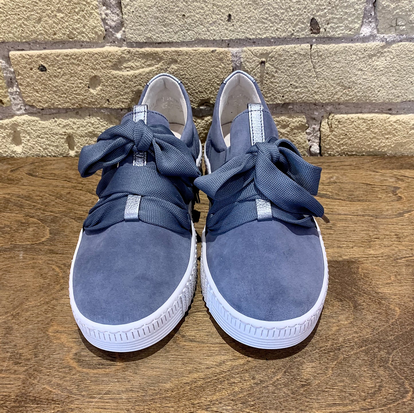 Gabor 63.333 Sky Blue Bow Sneaker - shoostore