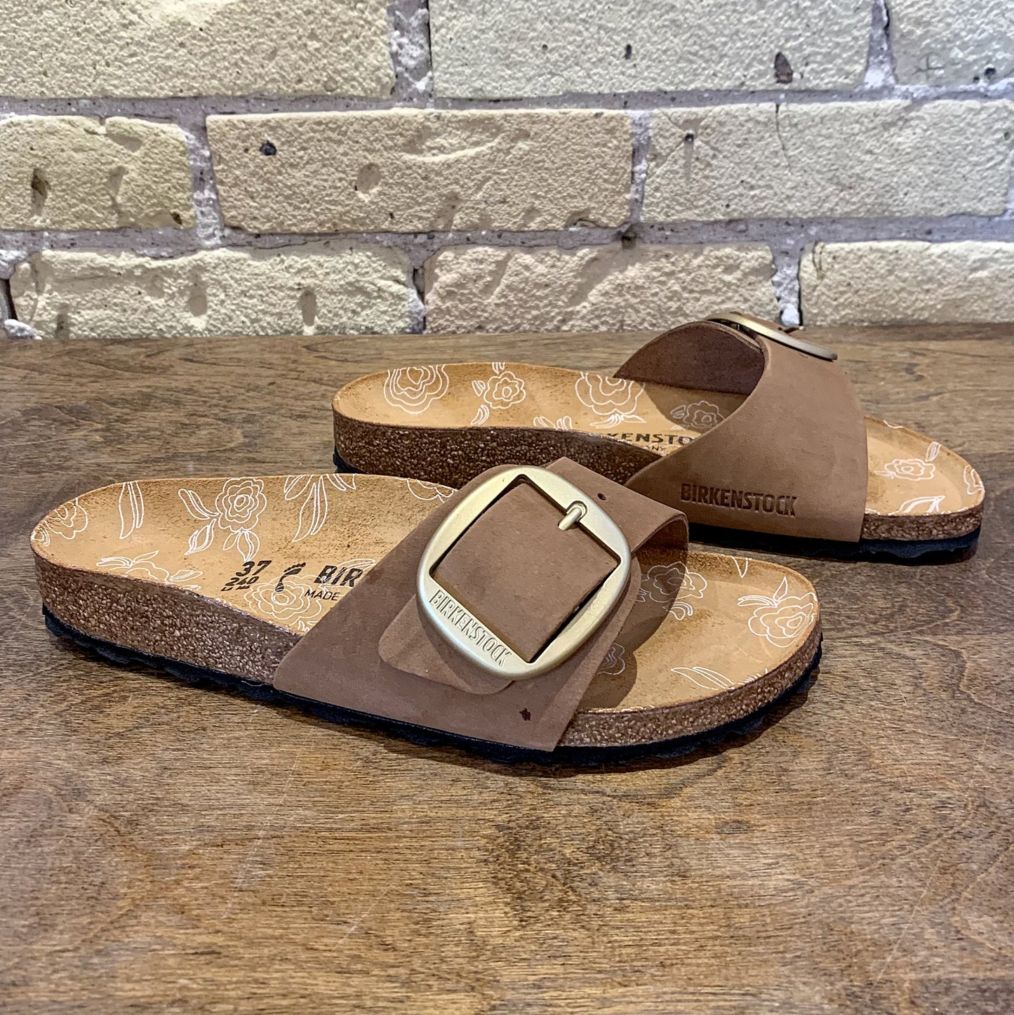 Madrid Big Buckle Mink Nubuck Leather - shoostore