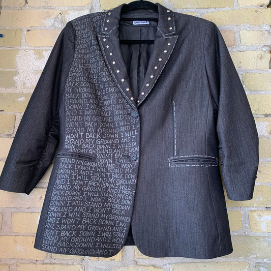 Gearhead Stand My Ground Dark Grey Blazer