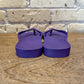 Archies Acai Purple - Arch Support Flip Flops - shoostore