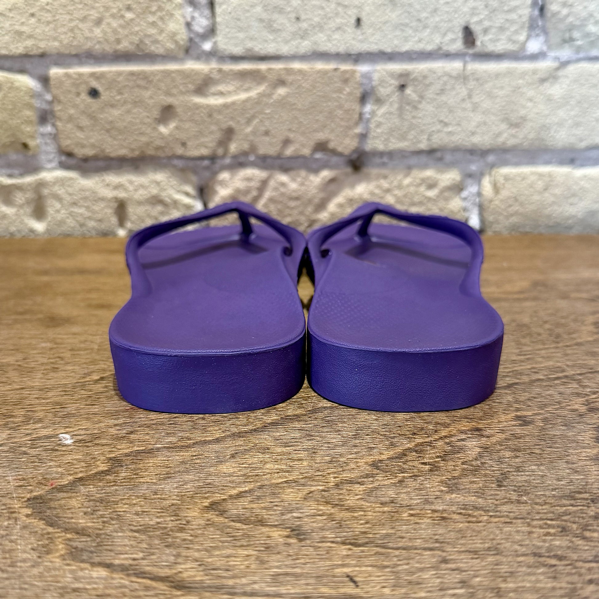 Archies Acai Purple - Arch Support Flip Flops - shoostore