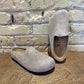 Birkenstock Amsterdam Taupe Suede