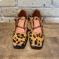 Intentionally Blank Christopher Cowhide Leopard Print Mary Jane