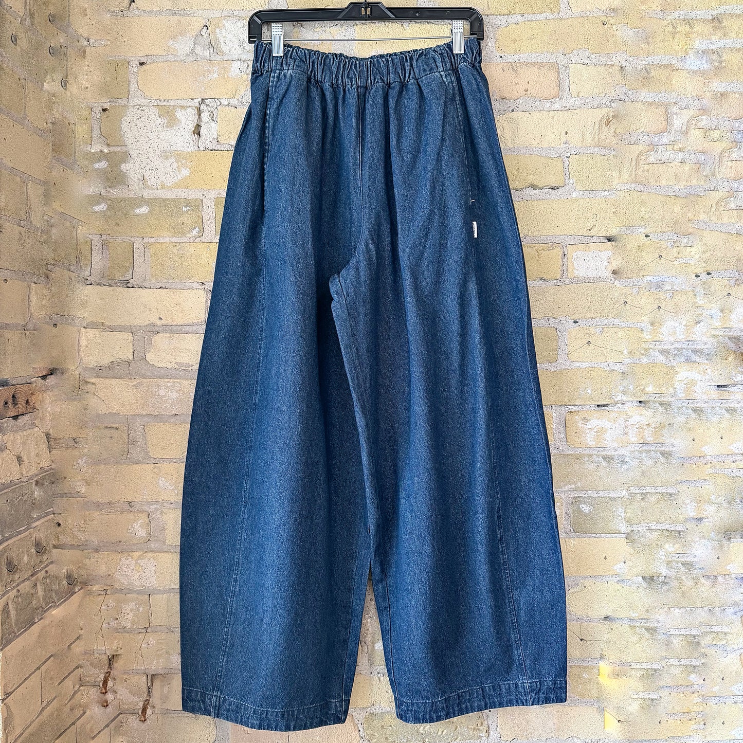 Le Bon Parachute Pants Blue Denim - shoostore