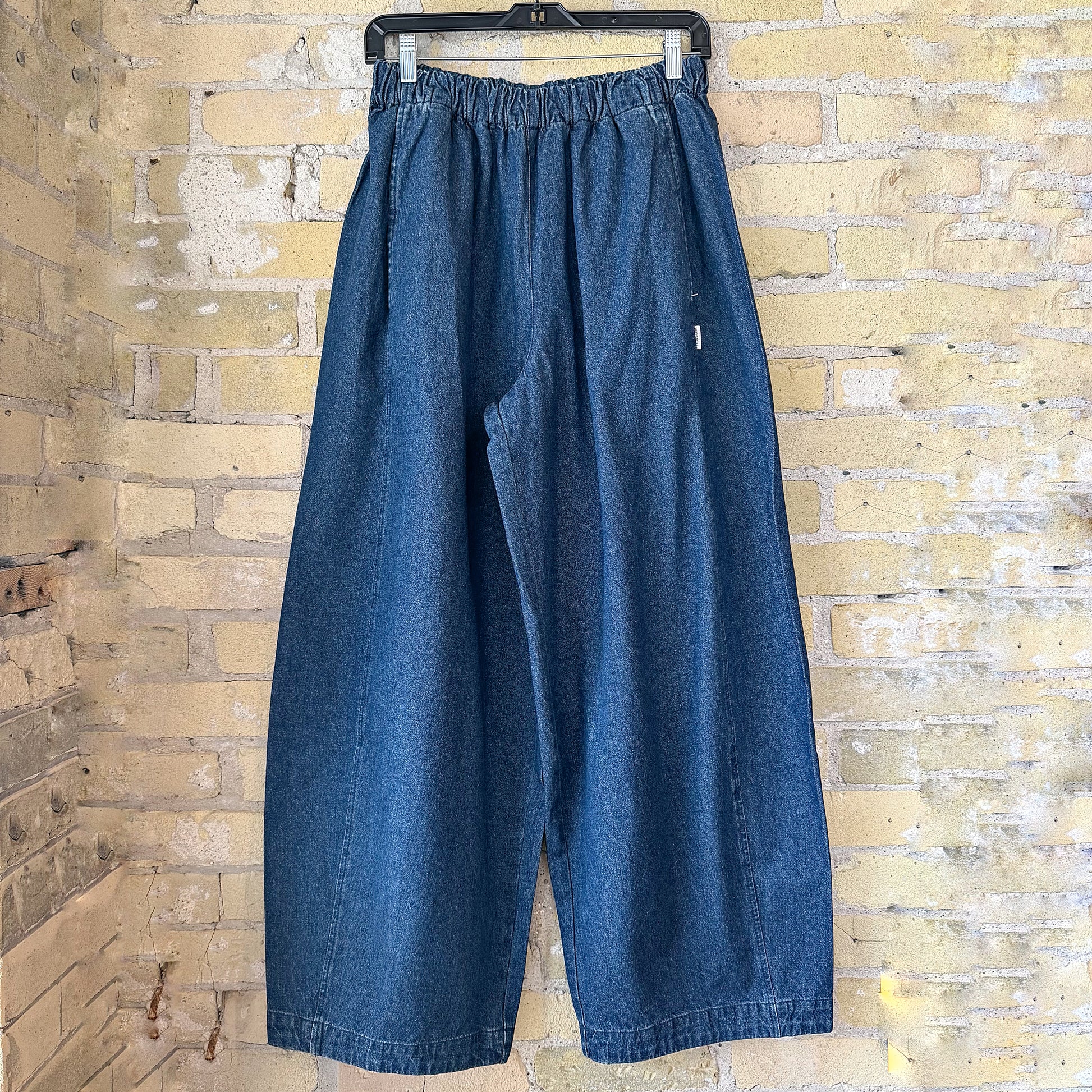 Le Bon Parachute Pants Blue Denim - shoostore