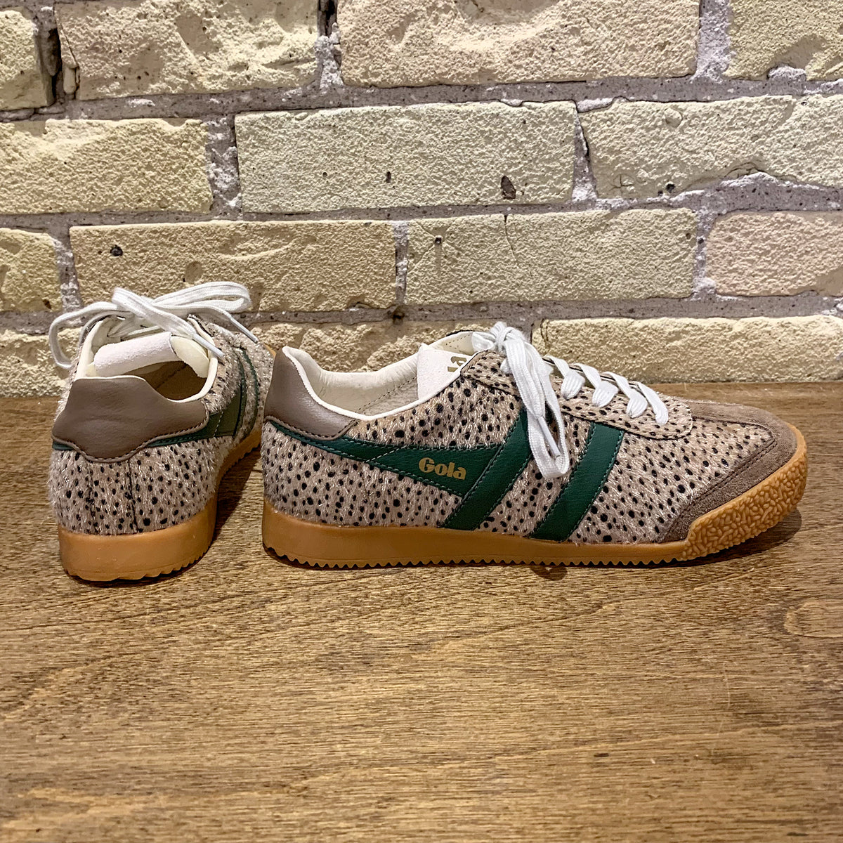 Gola Elan Savanna Tan Cheetah/Tobacco/Evergreen - shoostore