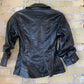 Fate Faux Leather 3/4 Sleeve Jacket Black