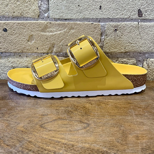 Birkenstock Big Buckle Lena Hi Shine Ochre - shoostore
