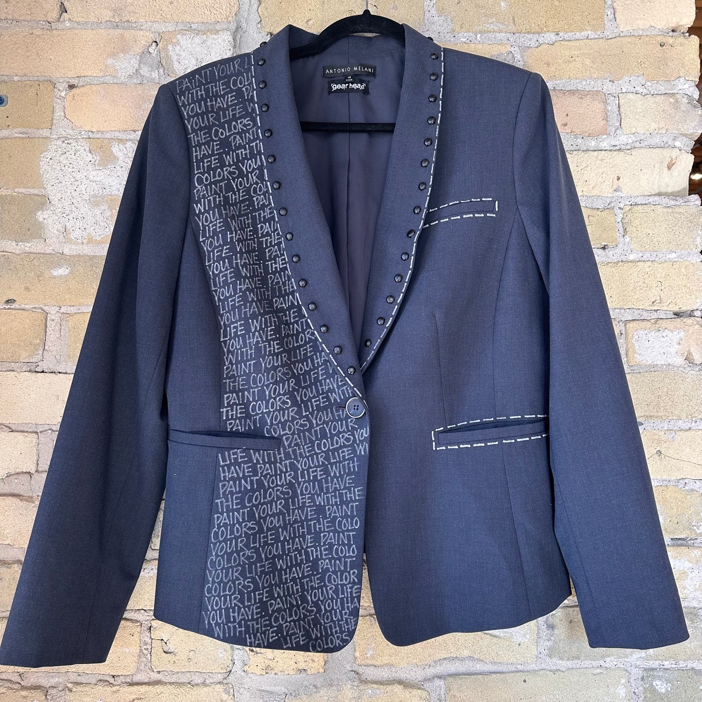 Gearhead Dark Grey Blazer Paint Your Life Studs
