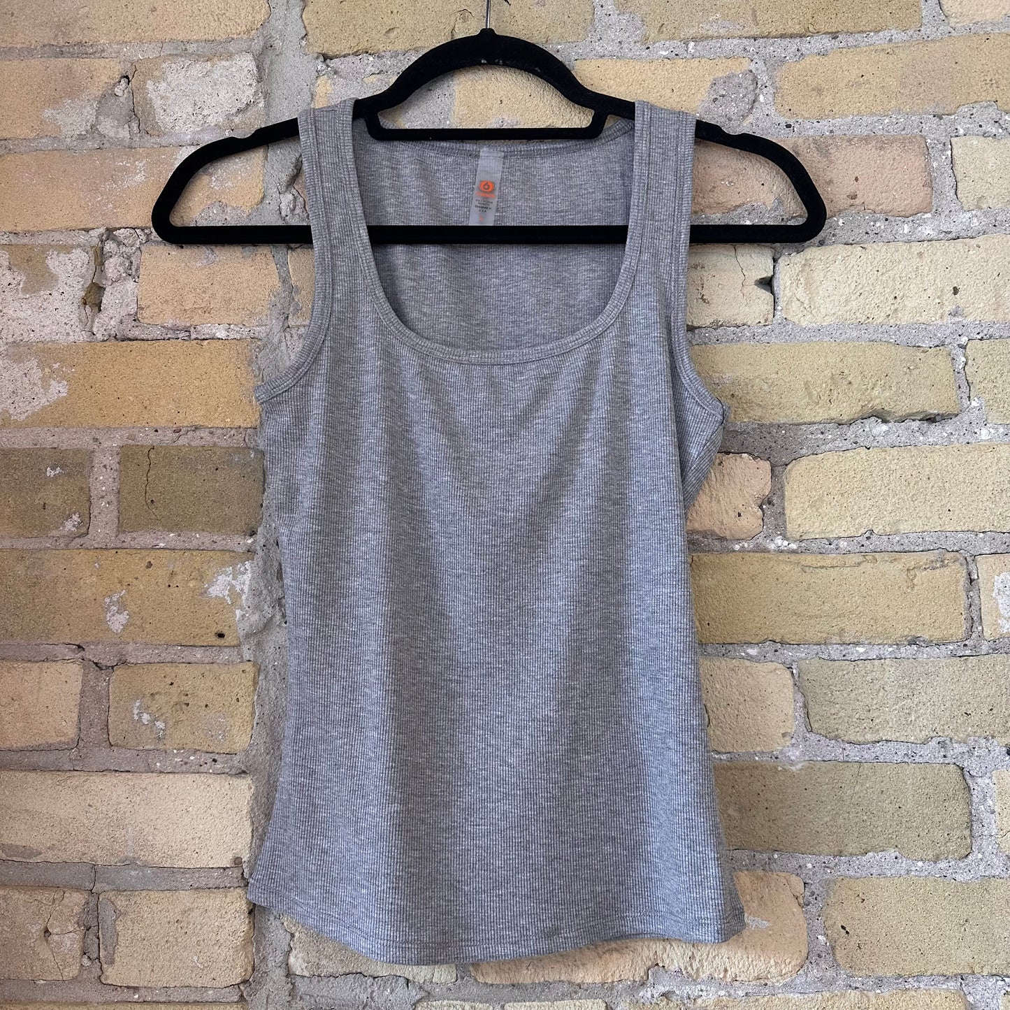 Mono B Square Neck Micro-Ribbed Tank