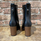 NeroGiardini 1308193D-100 Black Leather Platform Boot