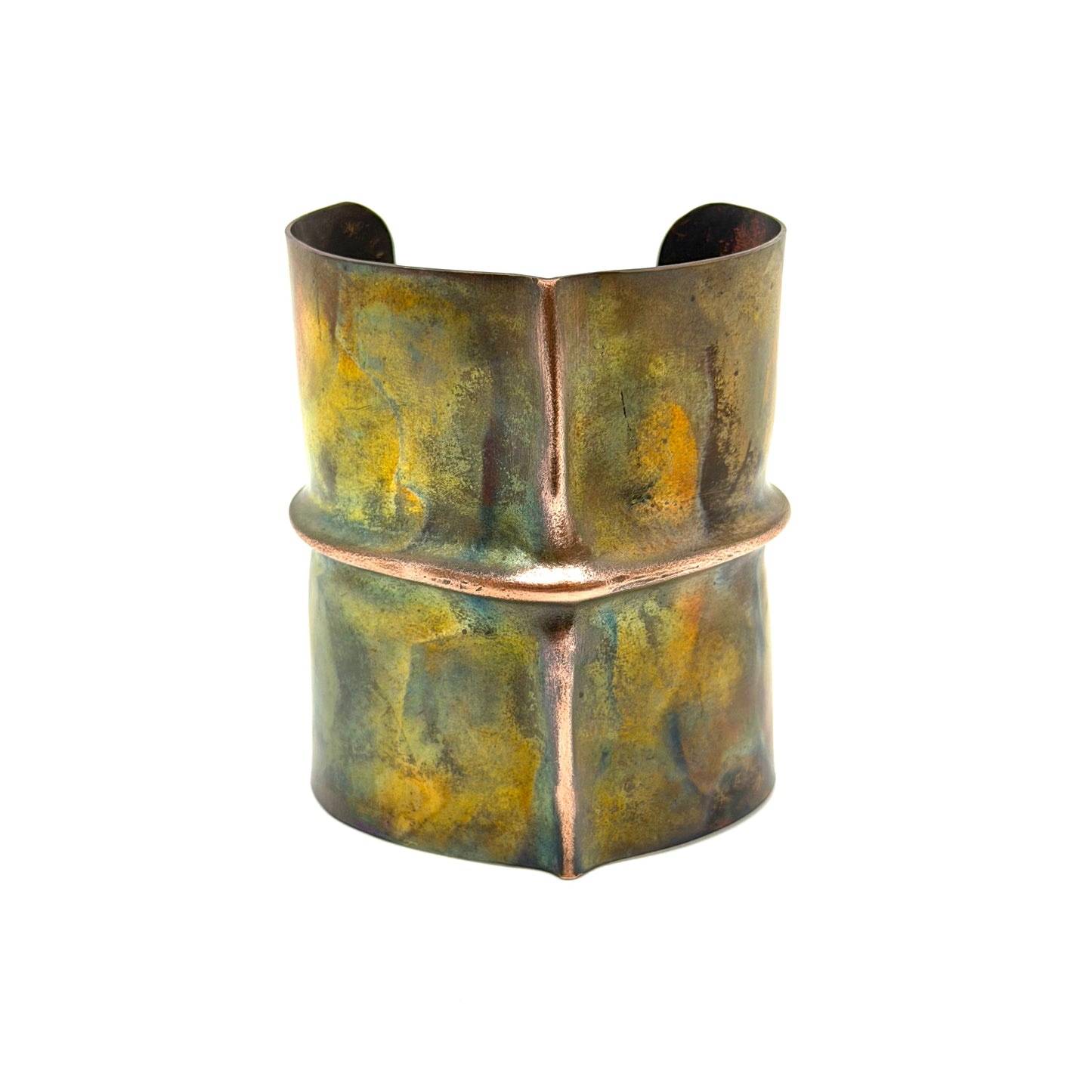Linda Richman Large Copper Cross Cuff