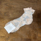 See-Through Fleur Crew Socks