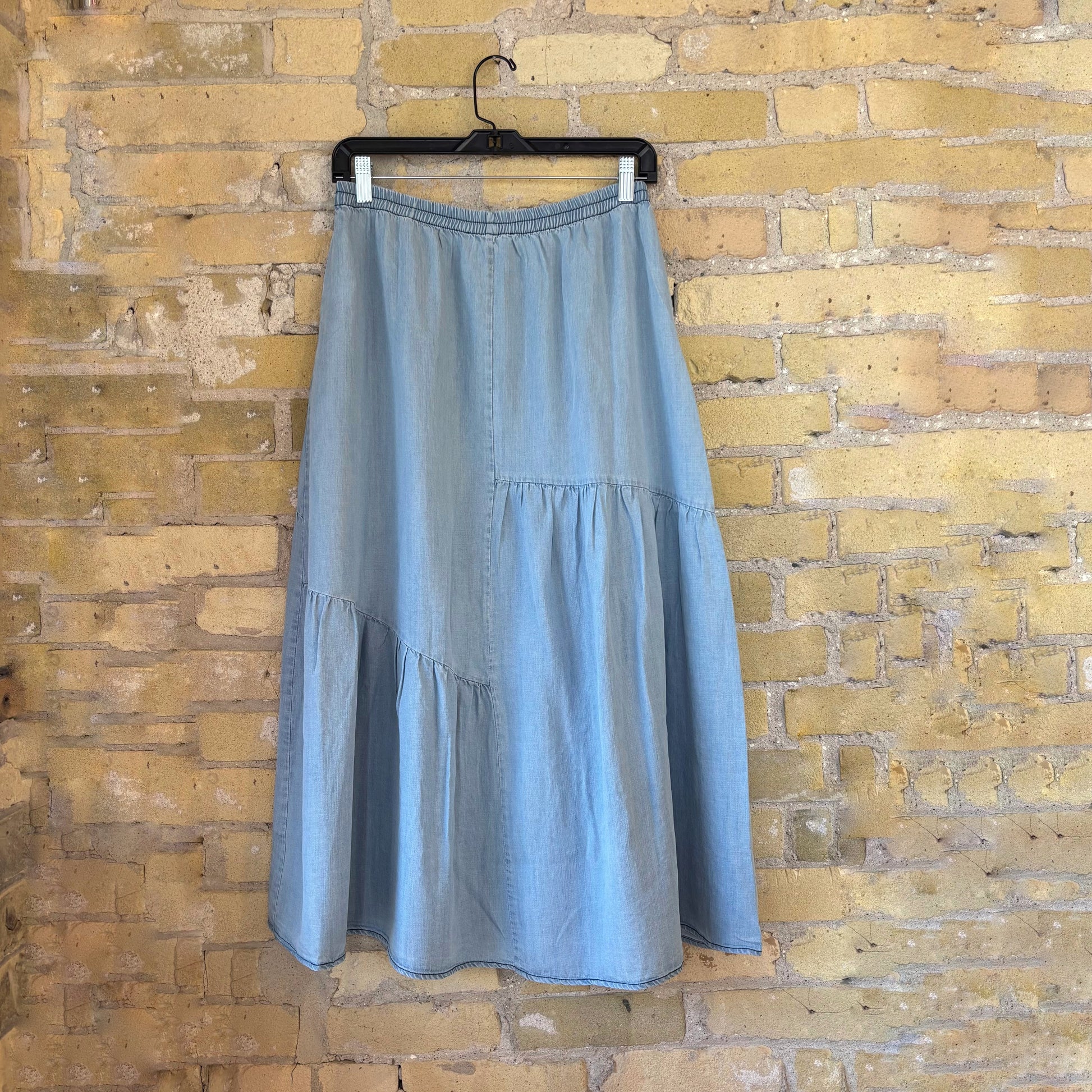 Grade & Gather Chambray Skirt - shoostore
